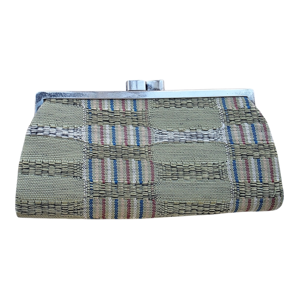 Vintage 20th Century Plaid Coin Purse